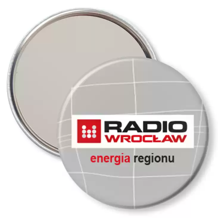 przypinka lusterko Radio Wrocław