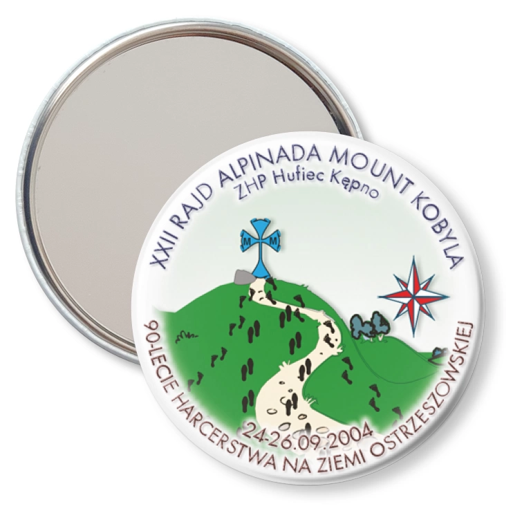 przypinka lusterko Rajd Alpinada 2004