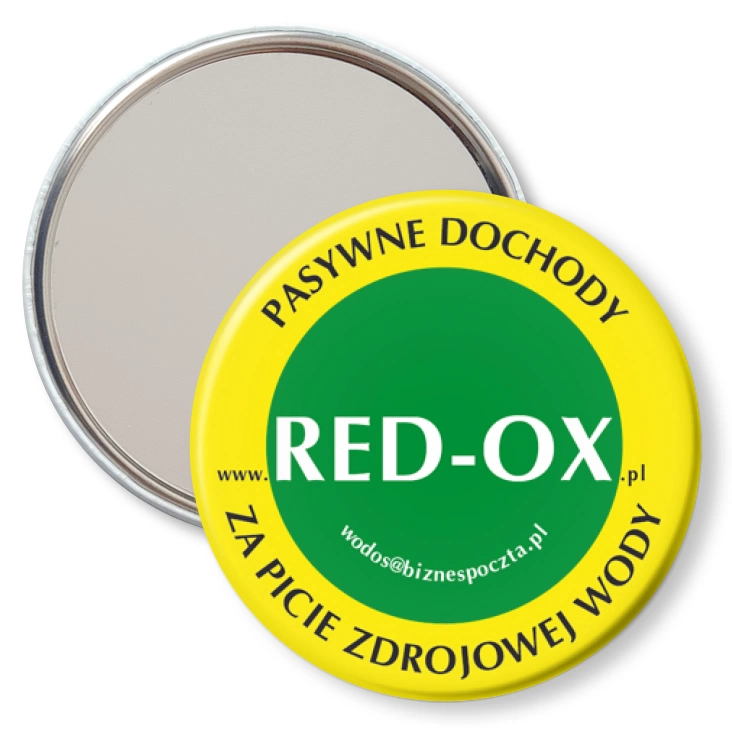 przypinka lusterko Red-Ox