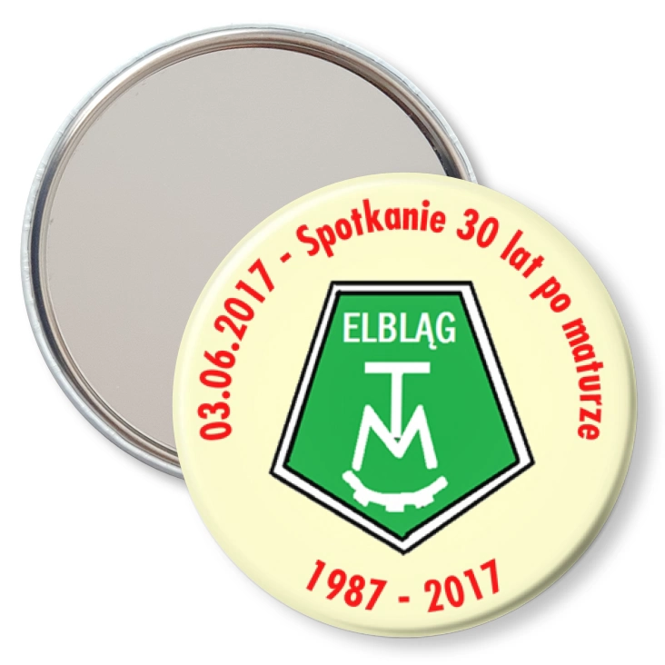 przypinka lusterko Spotkanie 30 lat po maturze