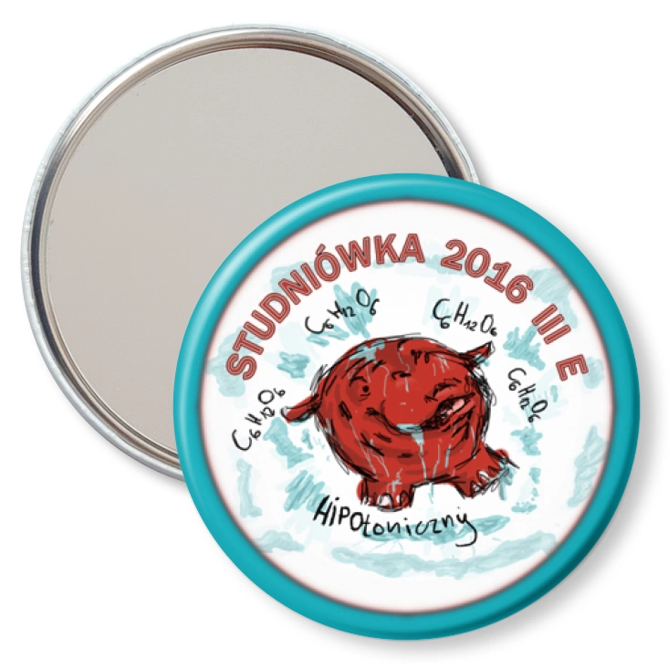 przypinka lusterko Studniówka 2015 IIIE