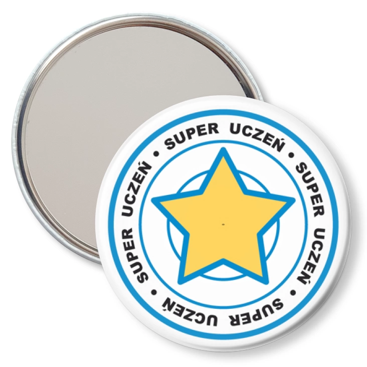 przypinka lusterko Super uczeń