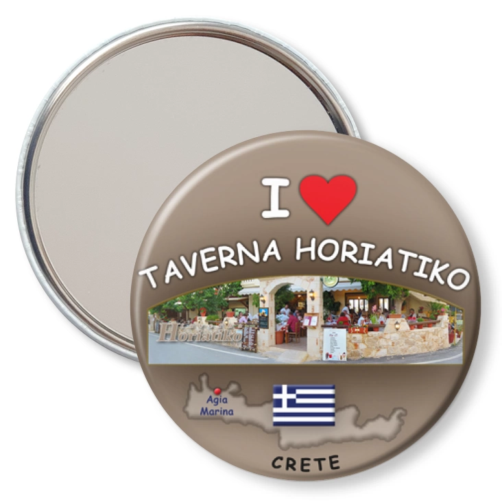 przypinka lusterko Taverna Horiatiko
