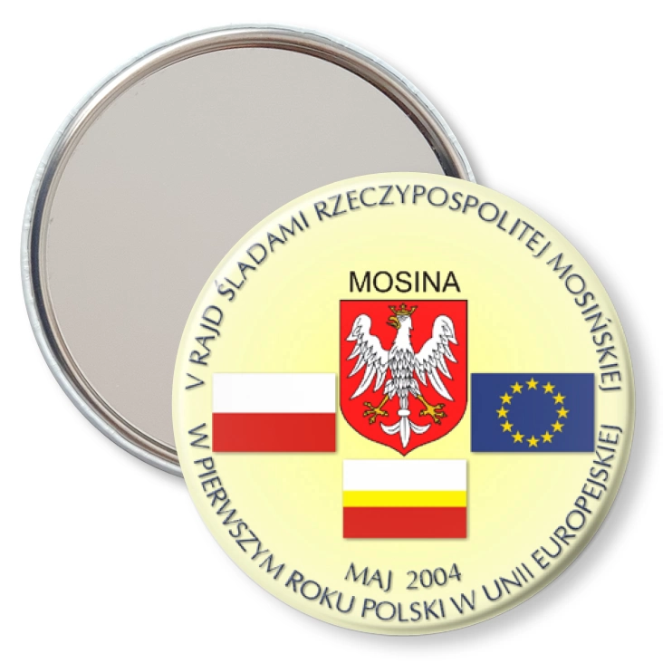 przypinka lusterko V Śladami Historii Rzeczypospolitej Mosińskiej