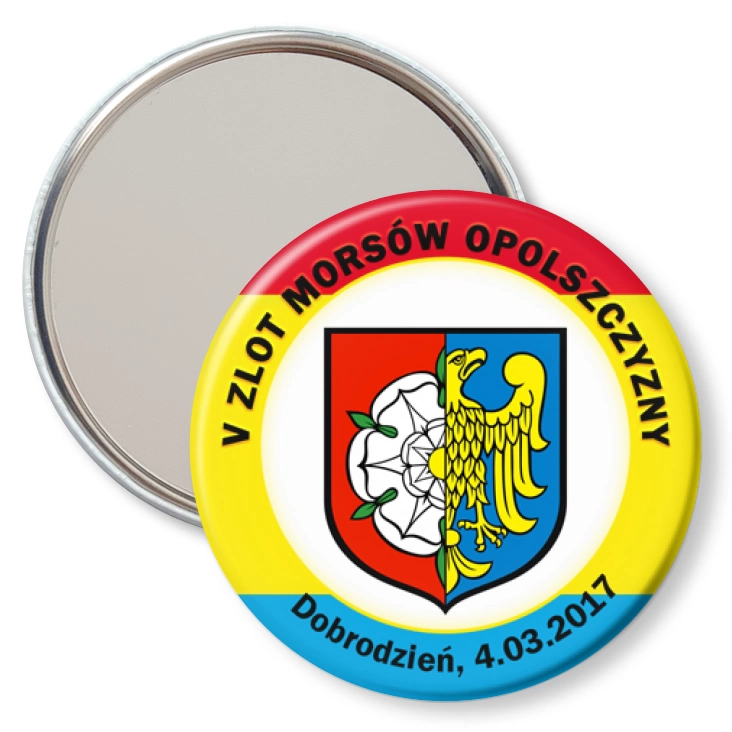 przypinka lusterko V zlot morsów opolszczyzny 2017