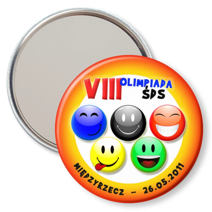 przypinka lusterko VIII Olimpiada ŚDS