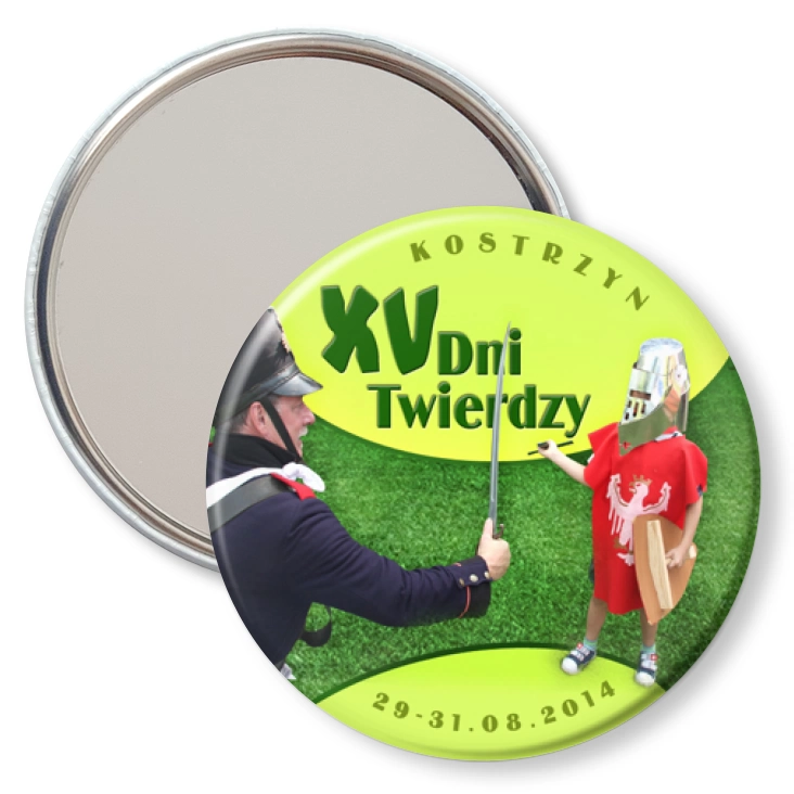 przypinka lusterko XV Dni Twierdzy Kostrzyn