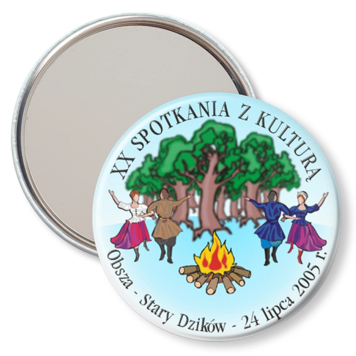 przypinka lusterko XX Spotkanie z Kulturą