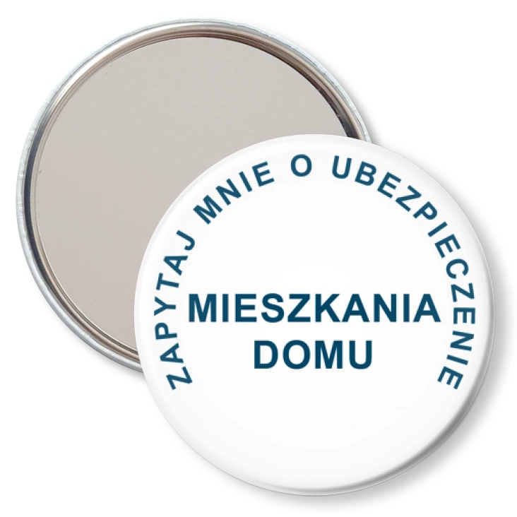 przypinka lusterko Zapytaj mnie...