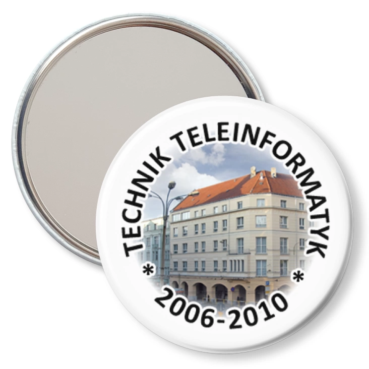 przypinka lusterko ZSK Technik Teleinformatyk
