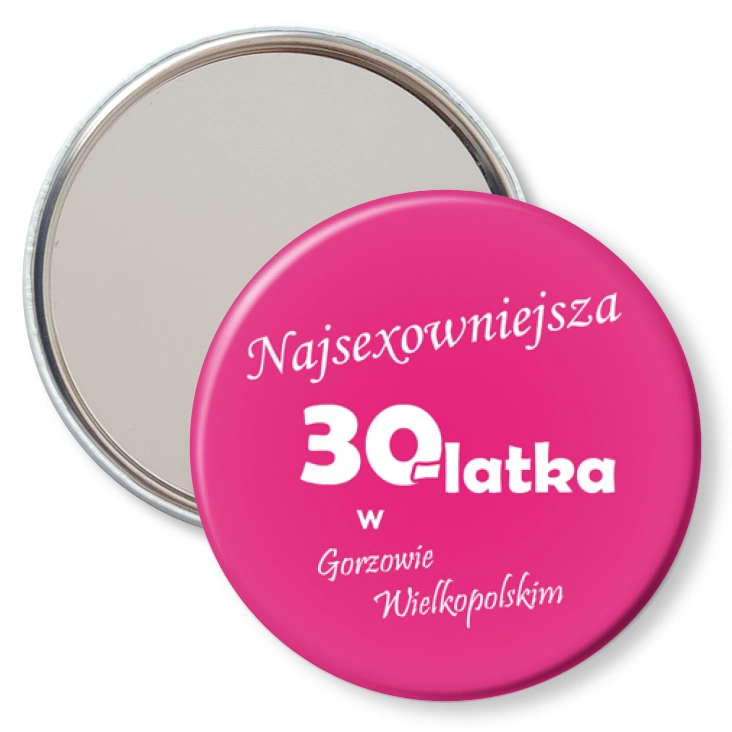 przypinka lusterko 30-latka