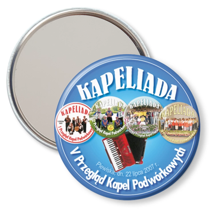 przypinka lusterko 5 Przegląd Kapel Podwórkowych KAPELIADA Plewiska 2007
