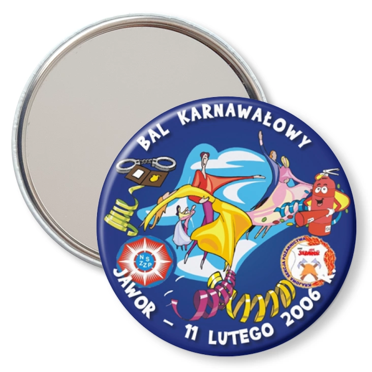 przypinka lusterko Bal Karnawałowy 2006