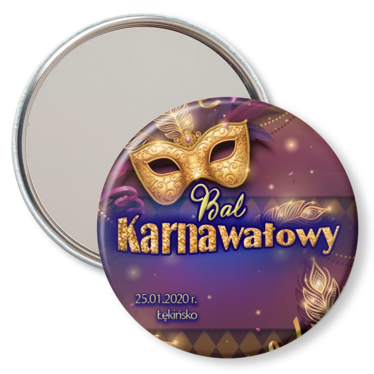 przypinka lusterko Bal karnawałowy