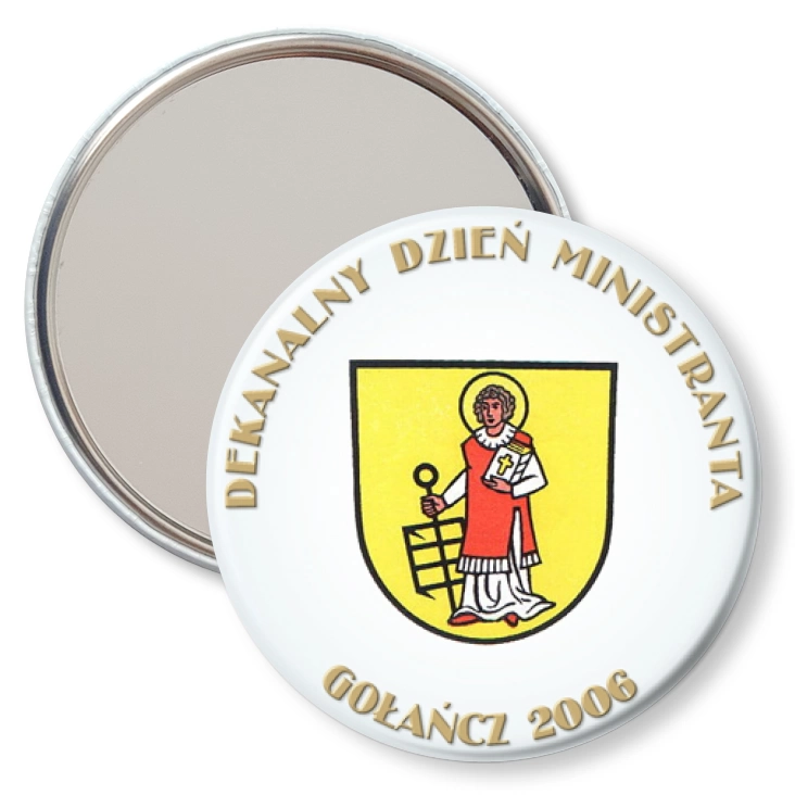 przypinka lusterko Dekanalny Dzień Ministranta - Gołańcz 2006
