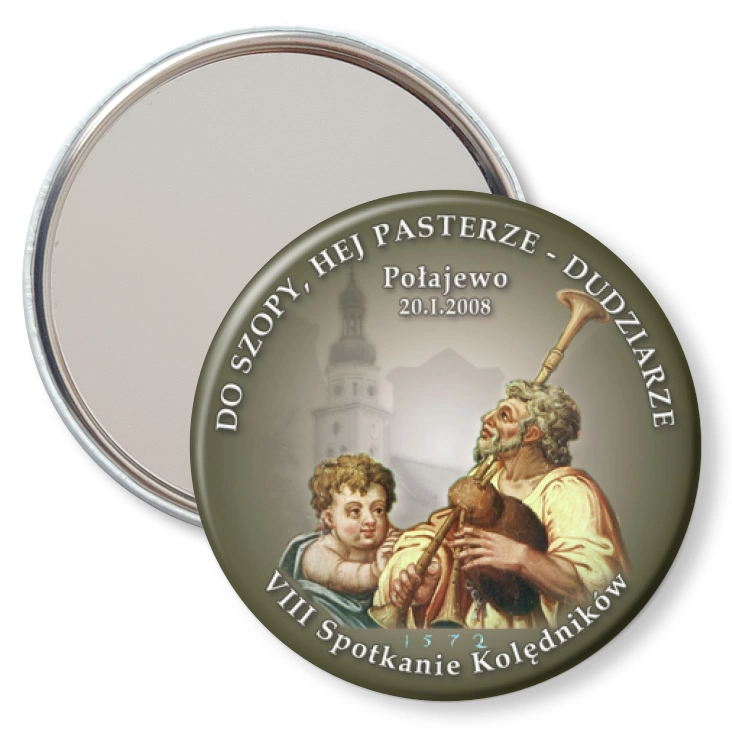 przypinka lusterko Dudziarze 2008