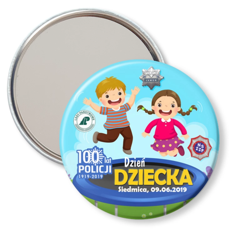 przypinka lusterko Dzień Dziecka 2019