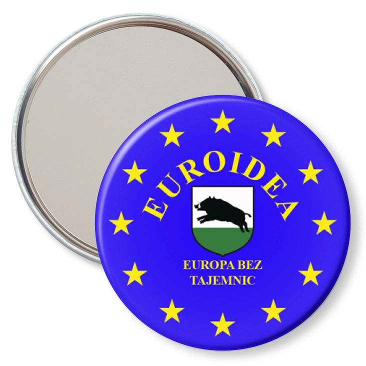 przypinka lusterko Euroidea Łobżenica