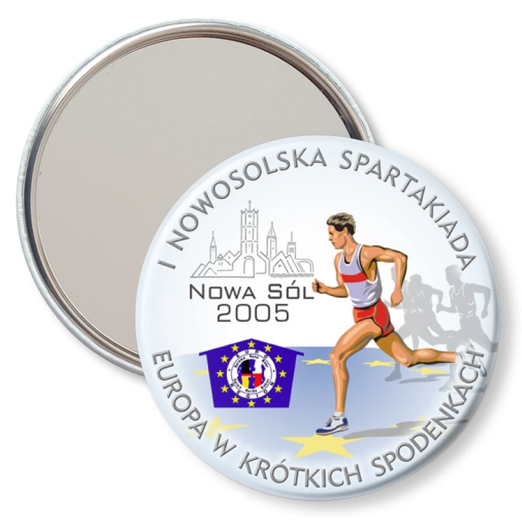 przypinka lusterko I Nowosolska Spartakiada