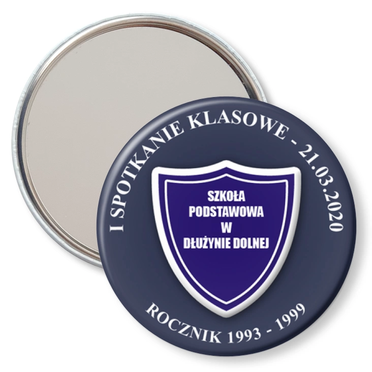 przypinka lusterko I spotkanie klasowe