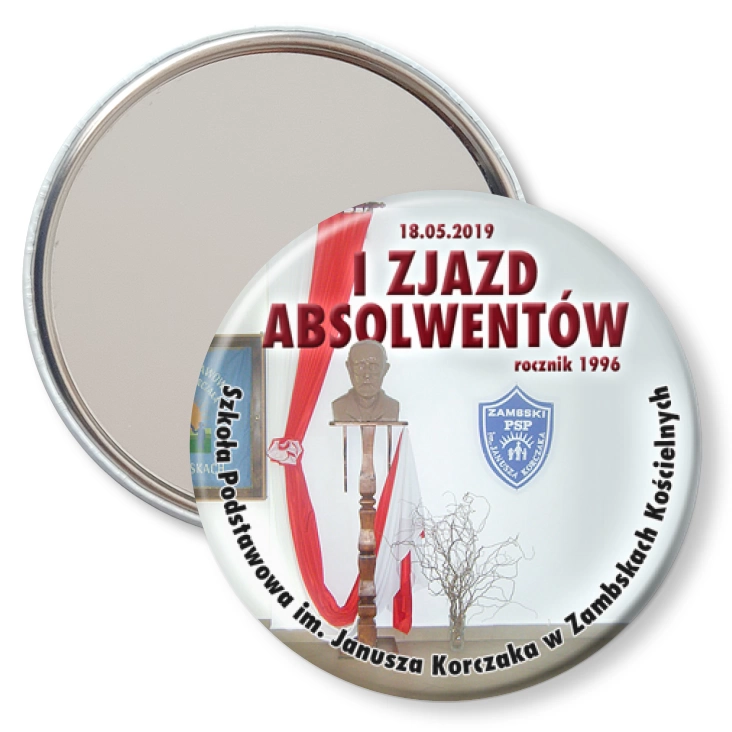 przypinka lusterko I Zjazd Absolwentów