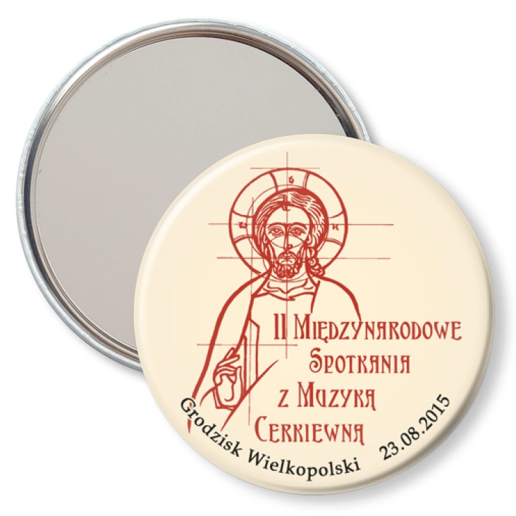 przypinka lusterko II Międzynarodowe Spotkania z Muzyką Cerkiewną 2015