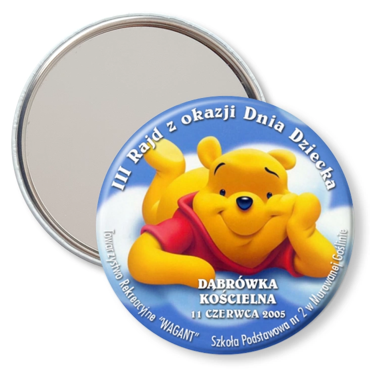 przypinka lusterko III Rajd z Okazji Dnia Dziecka