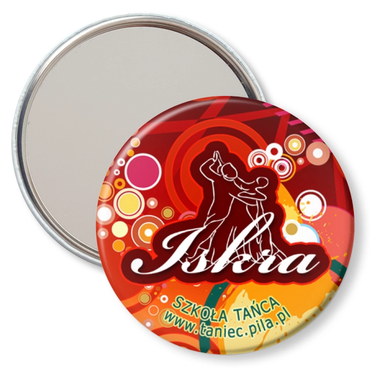 przypinka lusterko Iskra