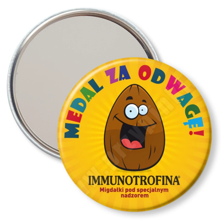 przypinka lusterko Medal za odwagę
