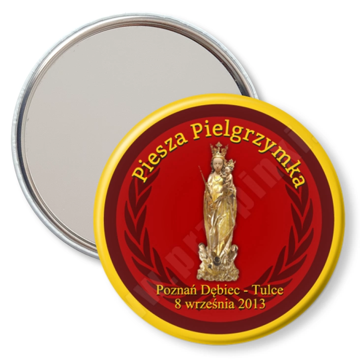 przypinka lusterko Piesza Pielgrzymka 2013