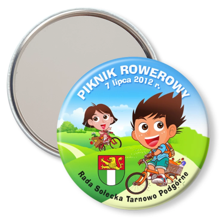 przypinka lusterko Piknik Rowerowy - Tarnowo Podgórne