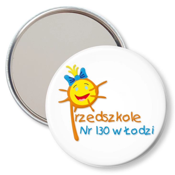 przypinka lusterko Przedszkole nr 130 w Łodzi