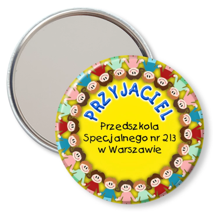 przypinka lusterko Przedszkole nr 213 w Warszawie