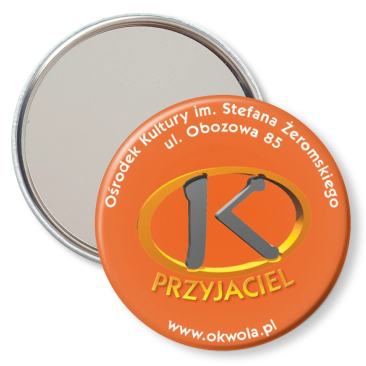 przypinka lusterko Przyjaciel