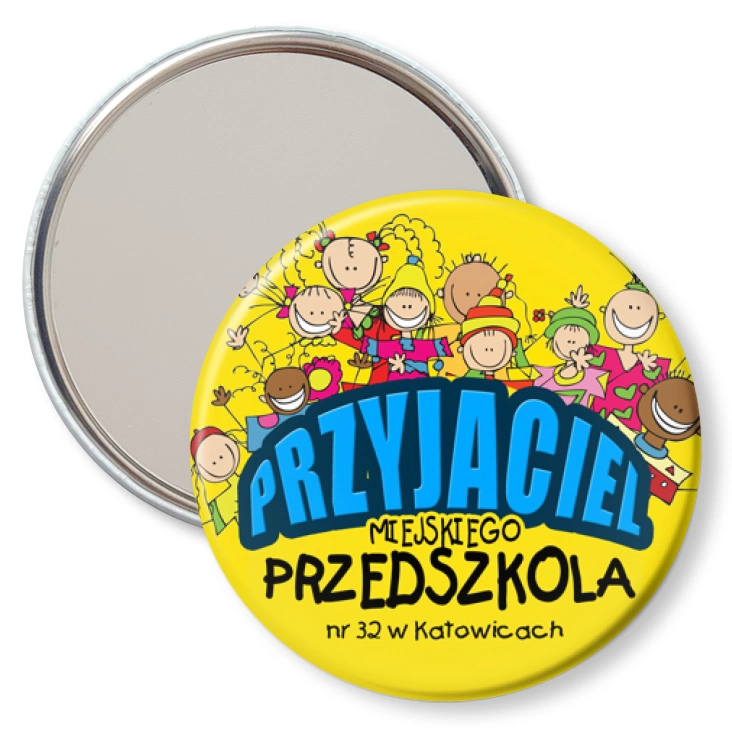 przypinka lusterko Przyjaciel przedszkola