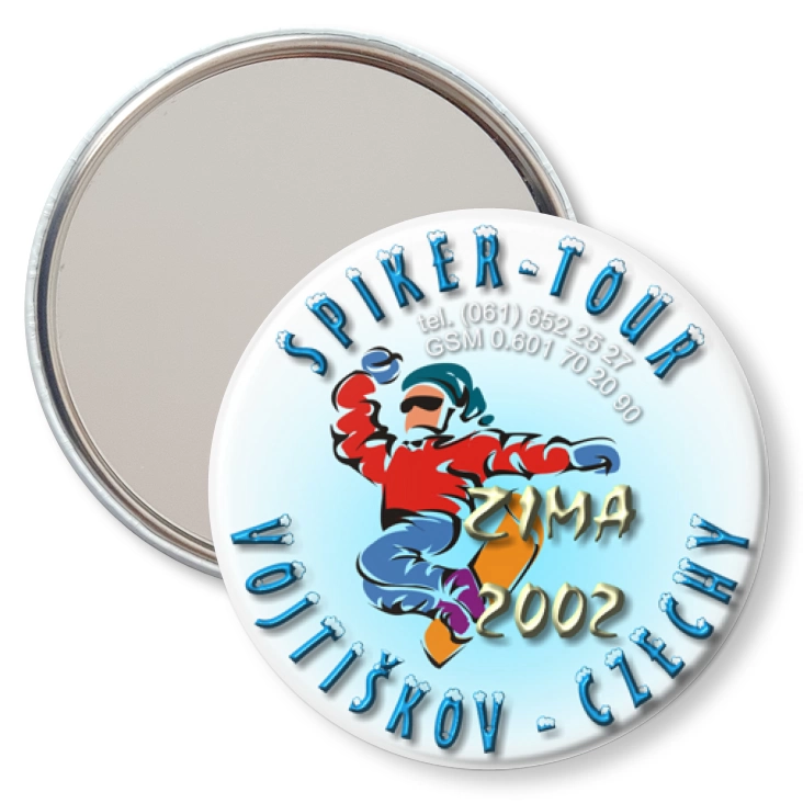 przypinka lusterko Spiker-Tour Czechy