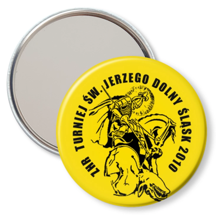 przypinka lusterko Turniej św. Jerzego Dolny Śląsk 2010