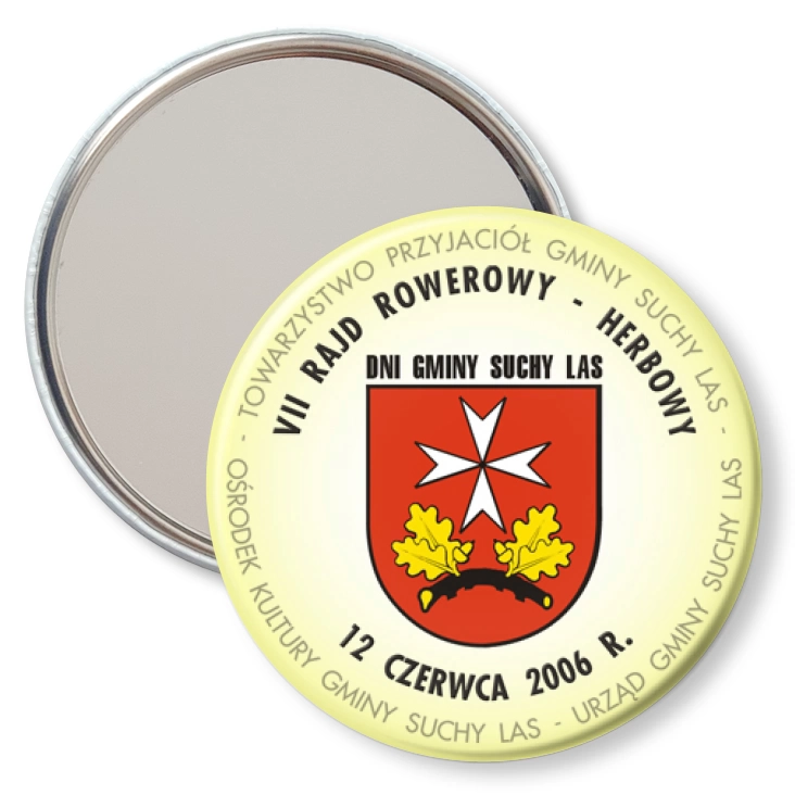 przypinka lusterko VII Rajd Rowerowy - Herbowy
