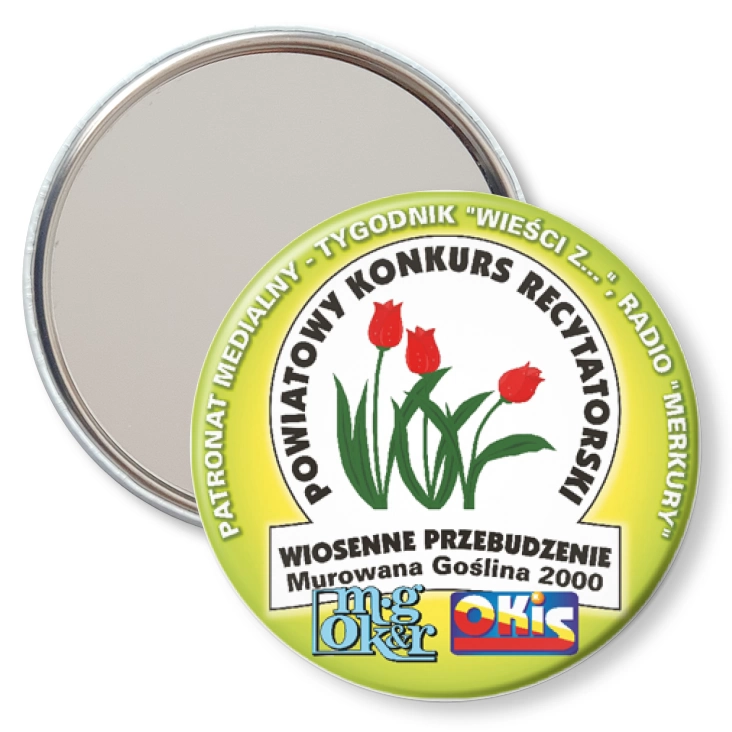 przypinka lusterko Wiosenne Przebudzenia 2000