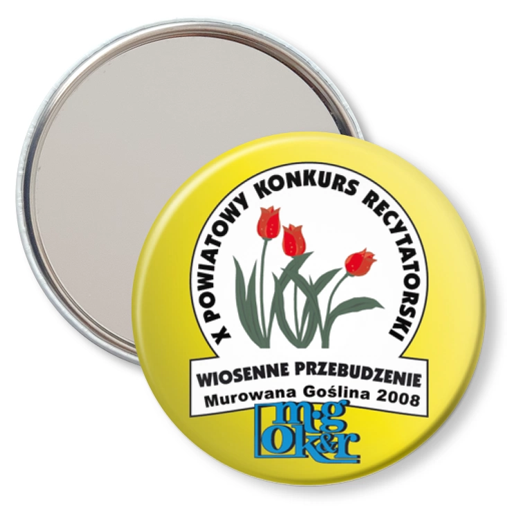 przypinka lusterko Wiosenne Przebudzenie 2008
