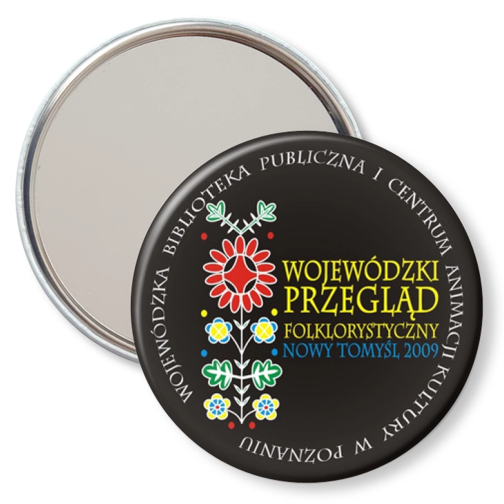 przypinka lusterko Wojewódzki Przegląd Folklorystyczny