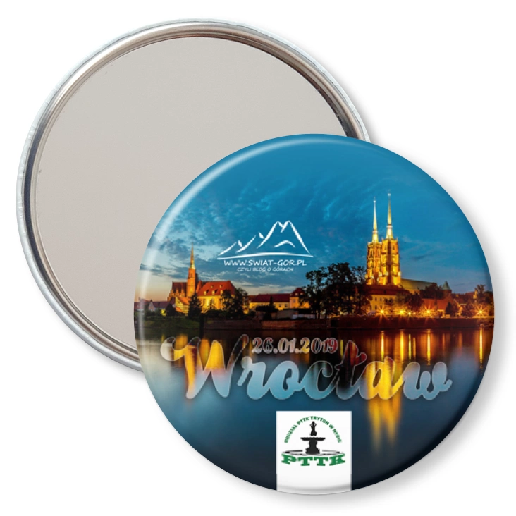 przypinka lusterko Wrocław 2019
