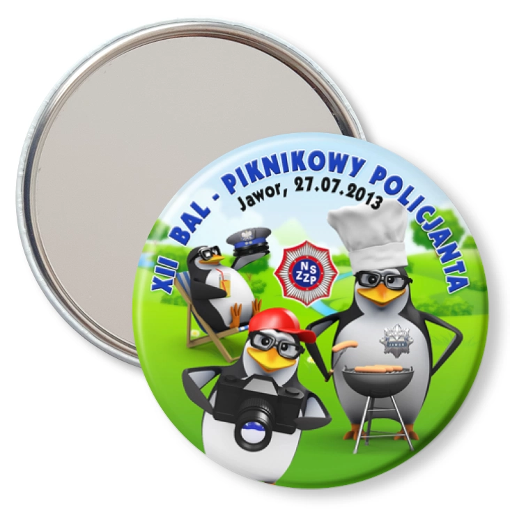 przypinka lusterko XII Bal Piknikowy Policjanta - Jawor 2013