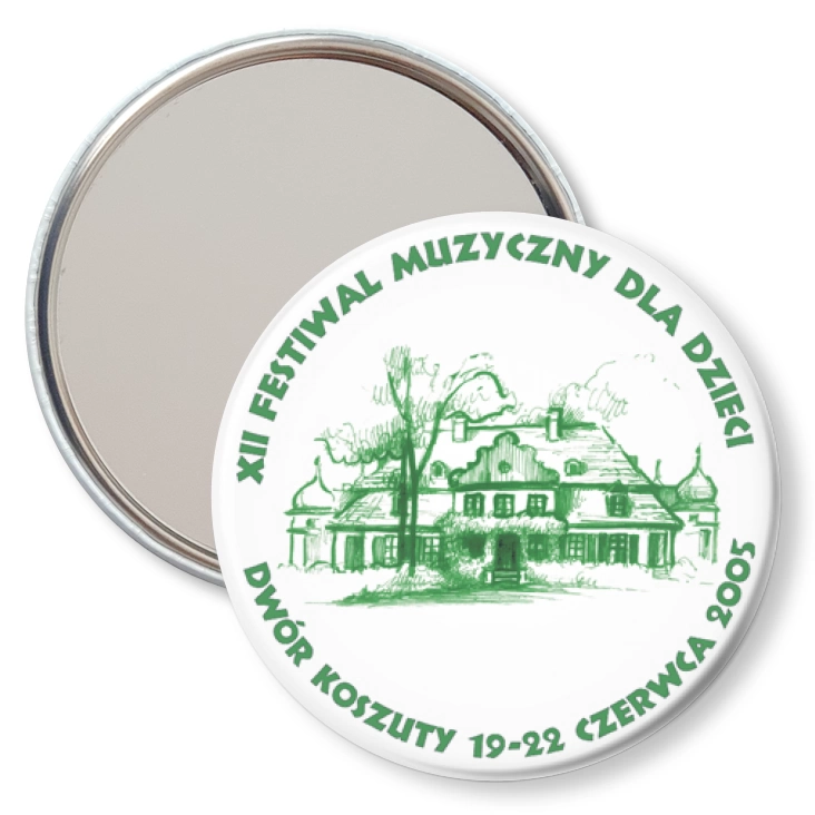 przypinka lusterko XII Festiwal Muzyczny dla Dzieci