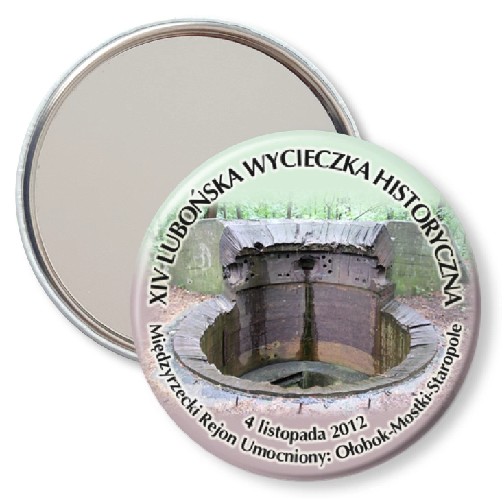 przypinka lusterko XIV Lubońska Wycieczka Historyczna
