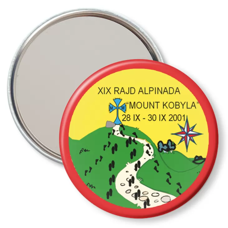 przypinka lusterko XIX Rajd Alpinada Mount Kobyla