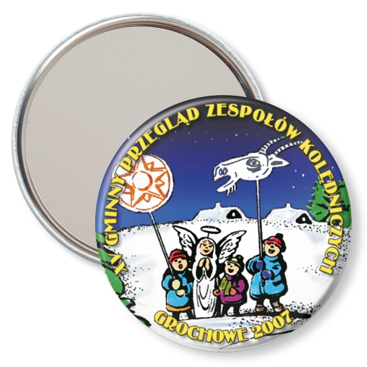 przypinka lusterko XV Gminny Przegląd Zespołów Kolędniczych - Grochowe 2007