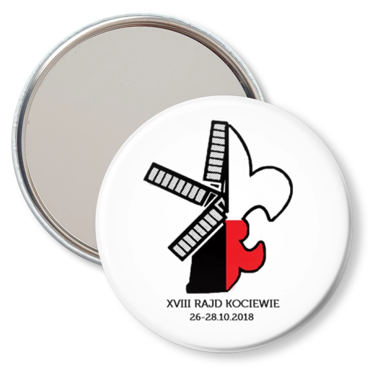 przypinka lusterko XVIII Rajd Kociewie