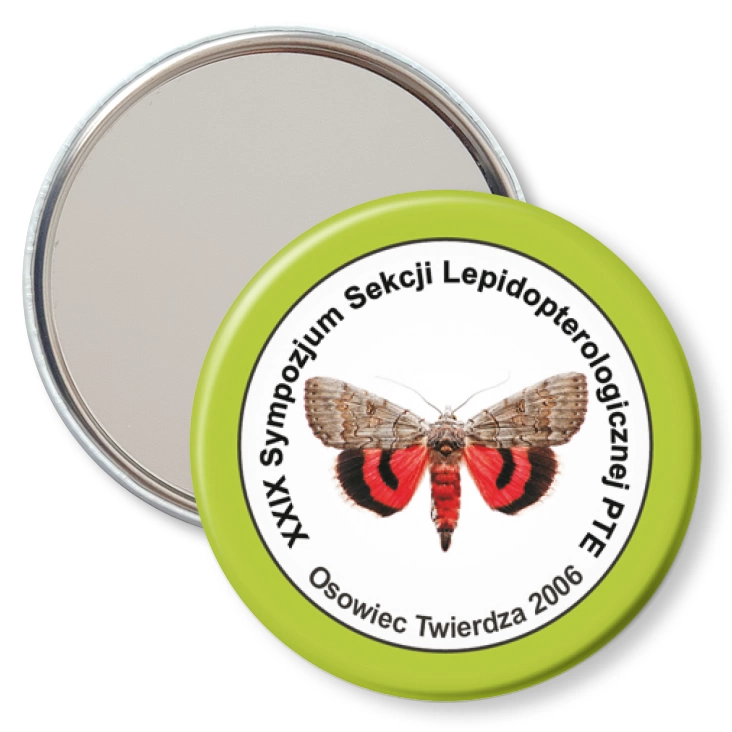 przypinka lusterko XXIX Sympozjum Sekcji Lepidopterologicznej PTE