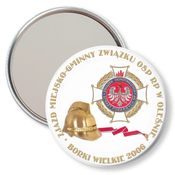 przypinka lusterko Zjazd OSP RP w Obleśnie